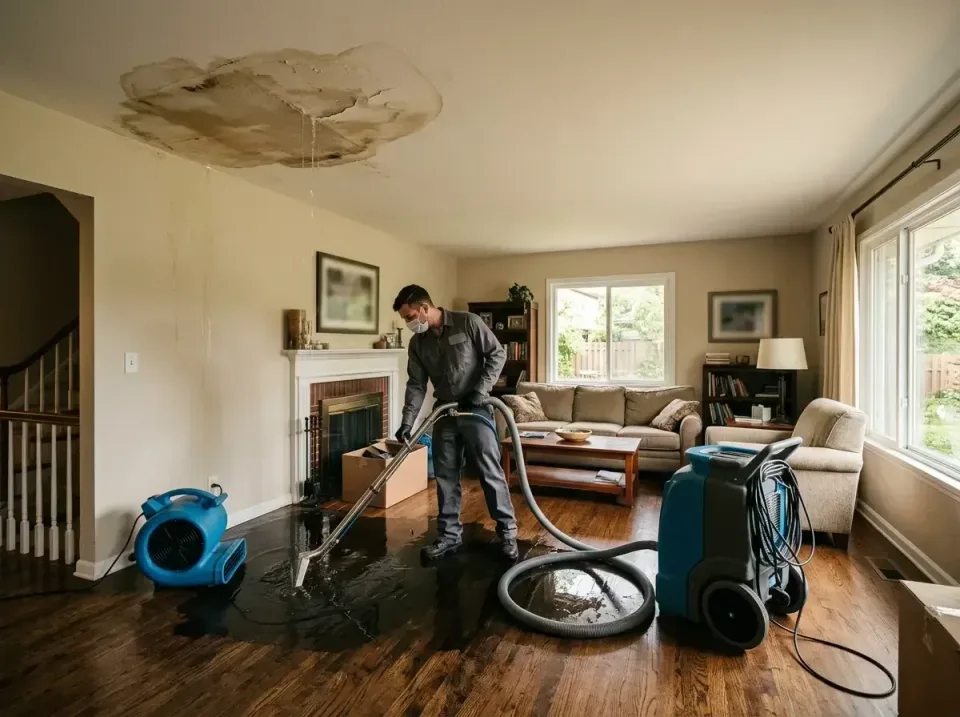attic-pipe-burst-ceiling-drip-008 — frequently asked questions, Water Damage Restoration & Carpet Care in Denton, TX